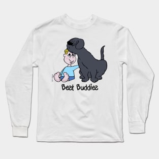 A Boy and his dog: best buddies Long Sleeve T-Shirt